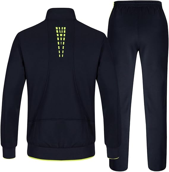 Men’s 2-Piece Tracksuit Set – Full Zip Sweat & Jogging Outfit