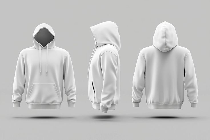 Custom Gym & Sportswear Hoodie – White & Any Color of Your Choice