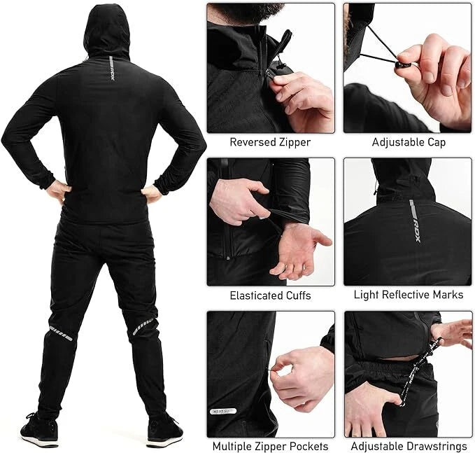 Full Body Sauna Suit with Hood β Heat Sweat Suit, OEKO-TEX 100 Certified