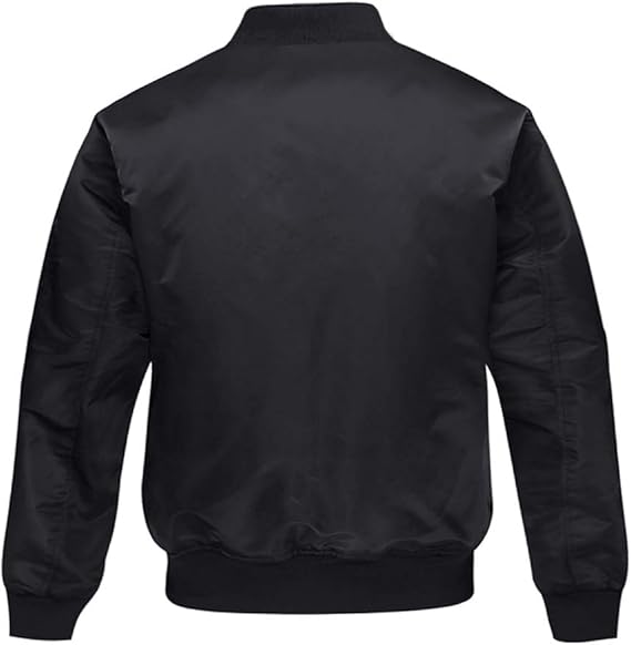 Marwa Clothing Men’s Bomber Jacket – Casual Military Style Fall & Winter Coat