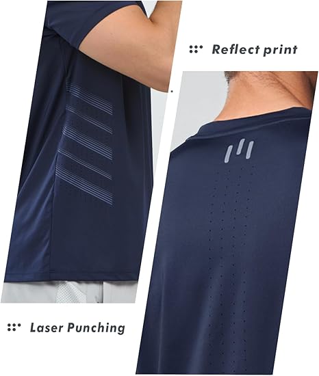 Marwa Clothing Men’s Breathable Athletic Workout T-Shirt – 2.0 Performance Tee