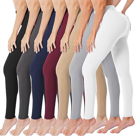 Creamlush High Waisted Leggings for Women Buttery Soft Stretchy Tummy Control Workout Yoga Running Pants(S-3XL)