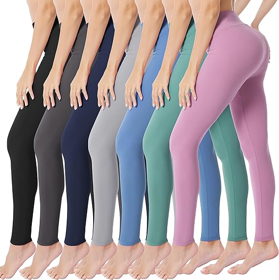 Creamlush High Waisted Leggings for Women Buttery Soft Stretchy Tummy Control Workout Yoga Running Pants(S-3XL)