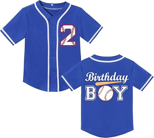 Toddler Boy Birthday Baseball Theme Shirt with Socks Kids Baseball Jerseys 1st 2nd 3rd 4 Year Old Birthday Outfits 4.6 4.6 out of 5 stars 2 ratings