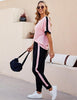 VIMPUNEC Women’s 2-Piece Summer Casual Lounge Set – Soft Sweatsuit & Matching Top | Marwa Clothing