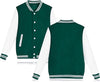 Women's Men's Varsity Baseball Jacket Casual Letterman Bomber Jacket Windbreaker Lightweight Jacket Coat