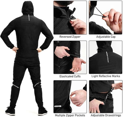 Full Body Sauna Suit with Hood – Heat Sweat Suit, OEKO-TEX 100 Certified