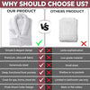 Unisex Cotton Terry Bathrobe – Shawl Collar Spa Robe for Men & Women | One Size Absorbent Long wear