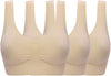 Women's Seamless Wire-Free Bra with Removable Pads