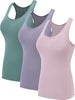 Women's 3 Pack Compression Base Layer Dry Fit Tank Top