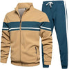 LBL Leading the Better Life Men's Sweat Suit 2 Piece Outfit Casual Contrast Sports Jogging Tracksuits Set