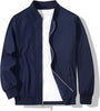 Marwa Clothing Men's Slim Fit Lightweight Sportswear Jacket Casual Bomber Jacket
