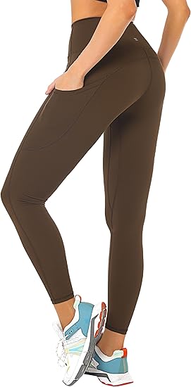 Buttery Soft Tummy Control Workout Leggings with Pockets for Women High Waisted Athletic Yoga Pants