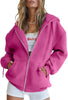 Trendy Queen Womens Zip Up Hoodies Oversized Sweatshirts Fall School Fashion Outfits Casual Jackets 2025 Winter Clothes