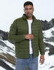 Men's Lightweight Puffer Jacket Winter Quilted Puffy Jackets Warm Water-Resistant Windproof Insulated Coats