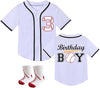 Toddler Boy Birthday Baseball Theme Shirt with Socks Kids Baseball Jerseys 1st 2nd 3rd 4 Year Old Birthday Outfits 4.6 4.6 out of 5 stars    2 ratings