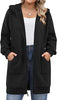 Zeagoo Zip Up Hoodies For Women Long Sleeve Oversized Sweatshirts Casual Lightweight Fleece Jackets With Pockets