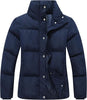 Women's Winter Coat Full-Zip Down Jacket Waterproof Puffer Coat Warm Parkas Long Sleeve Outerwear