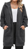 Zeagoo Zip Up Hoodies For Women Long Sleeve Oversized Sweatshirts Casual Lightweight Fleece Jackets With Pockets