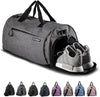 Gym Bag V2 for Men and Women with Shoe & Wet Compartment - Duffle Bag for Travel, Sports, Fitness and Workout