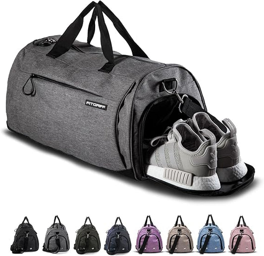 Gym Bag V2 for Men and Women with Shoe & Wet Compartment - Duffle Bag for Travel, Sports, Fitness and Workout