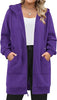 Zeagoo Zip Up Hoodies For Women Long Sleeve Oversized Sweatshirts Casual Lightweight Fleece Jackets With Pockets