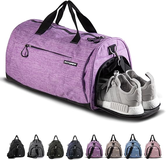 Gym Bag V2 for Men and Women with Shoe & Wet Compartment - Duffle Bag for Travel, Sports, Fitness and Workout