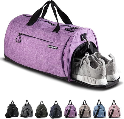 Gym Bag V2 for Men and Women with Shoe & Wet Compartment - Duffle Bag for Travel, Sports, Fitness and Workout