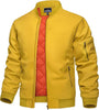 Men's Jacket Casual Windproof Bomber Jackets Full Zip Windbreaker Warm Winter Padded Coats