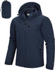 Men’s Packable Waterproof Rain Jacket with Hood – Lightweight Shell