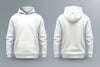 Custom Gym & Sportswear Hoodie – White & Any Color of Your Choice