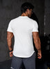 Marwa Clothing Men’s Slim Fit V-Neck Henley T-Shirt – Gym & Workout Athletic Tee