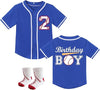 Toddler Boy Birthday Baseball Theme Shirt with Socks Kids Baseball Jerseys 1st 2nd 3rd 4 Year Old Birthday Outfits 4.6 4.6 out of 5 stars    2 ratings