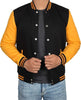 Varsity Jacket Men - High School Letterman Bomber Style Fleece Baseball Jackets For Mens