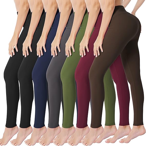 Creamlush High Waisted Leggings for Women Buttery Soft Stretchy Tummy Control Workout Yoga Running Pants(S-3XL)