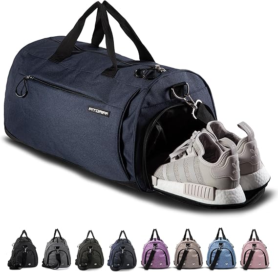 Gym Bag V2 for Men and Women with Shoe & Wet Compartment - Duffle Bag for Travel, Sports, Fitness and Workout
