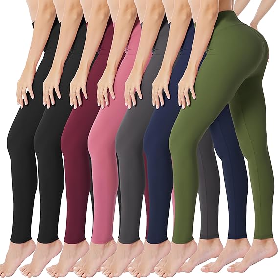 Creamlush High Waisted Leggings for Women Buttery Soft Stretchy Tummy Control Workout Yoga Running Pants(S-3XL)