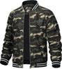 Men's Lightweight Jacket Casual Spring Fall Windbreaker Bomber Zip Up Coat With Pocket