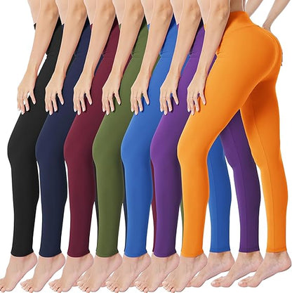 Creamlush High Waisted Leggings for Women Buttery Soft Stretchy Tummy Control Workout Yoga Running Pants(S-3XL)