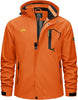 Men’s Lightweight Hooded Rain Jacket – Water-Resistant Windbreaker