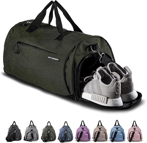 Gym Bag V2 for Men and Women with Shoe & Wet Compartment - Duffle Bag for Travel, Sports, Fitness and Workout