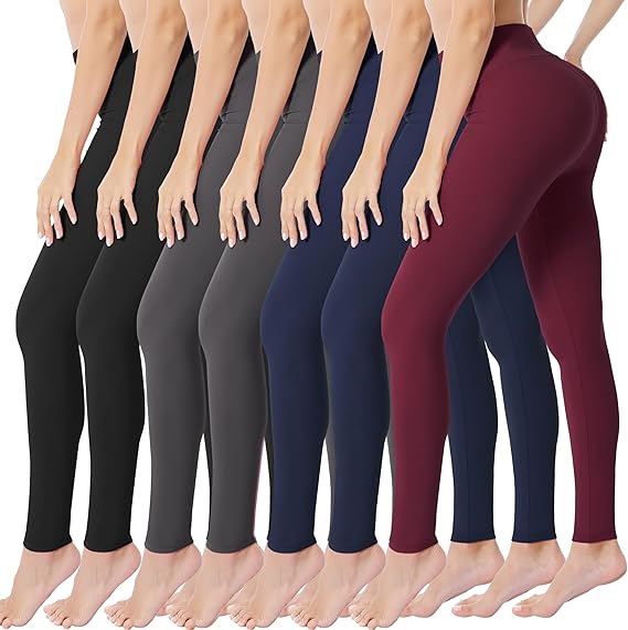Creamlush High Waisted Leggings for Women Buttery Soft Stretchy Tummy Control Workout Yoga Running Pants(S-3XL)