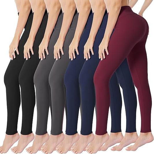 Creamlush High Waisted Leggings for Women Buttery Soft Stretchy Tummy Control Workout Yoga Running Pants(S-3XL)