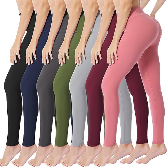 Creamlush High Waisted Leggings for Women Buttery Soft Stretchy Tummy Control Workout Yoga Running Pants(S-3XL)