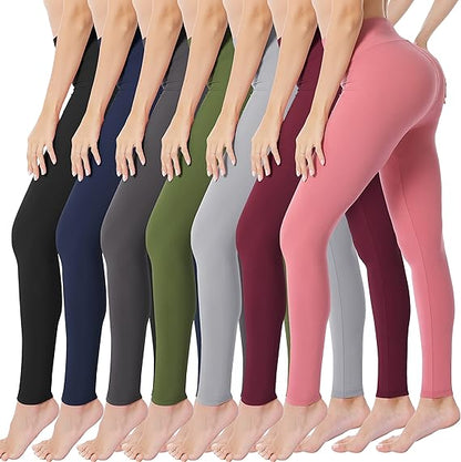 Creamlush High Waisted Leggings for Women Buttery Soft Stretchy Tummy Control Workout Yoga Running Pants(S-3XL)
