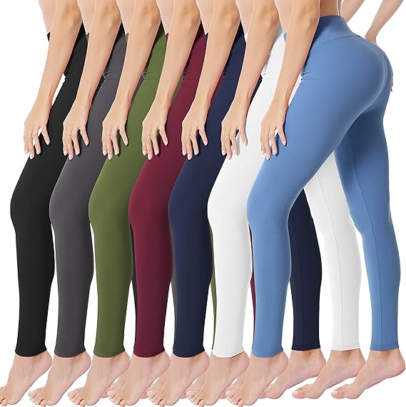 Creamlush High Waisted Leggings for Women Buttery Soft Stretchy Tummy Control Workout Yoga Running Pants(S-3XL)
