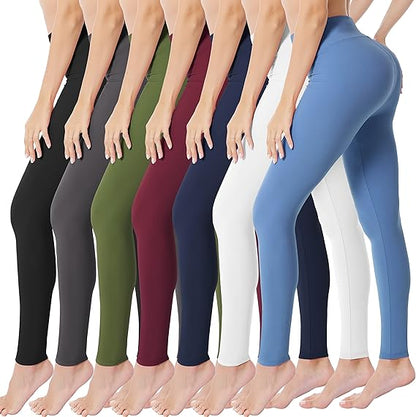 Creamlush High Waisted Leggings for Women Buttery Soft Stretchy Tummy Control Workout Yoga Running Pants(S-3XL)