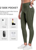 Leggings with Pockets for Women, 6 Packs Soft High Waisted Tummy Control Workout Yoga Pants