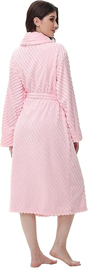 Yurhap Premium Women’s Robe – Super Soft Plush Long Bathrobe | Cozy Fleece Loungewear by Marwa Clothing