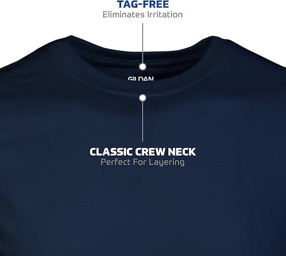 5 T-Shirt Pack Offer Gildan Men's Crew T-Shirts, Multipack, Style G1100